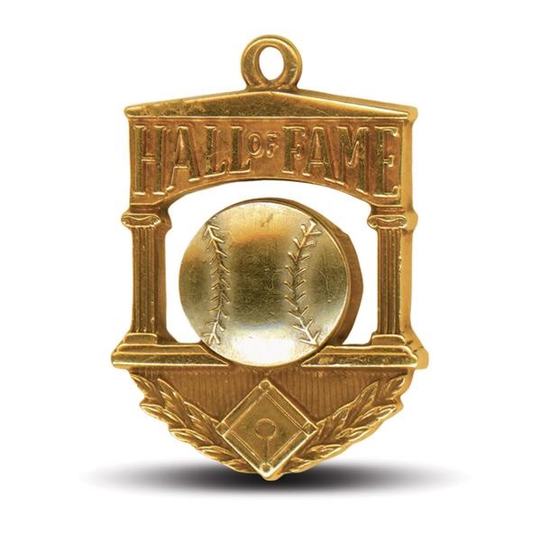 Sports Rings And Awards - Pie Traynor Baseball Hall of Fame Induction Charm