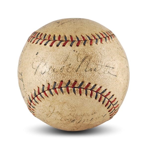 - 1927 New York Yankees Team Signed Baseball