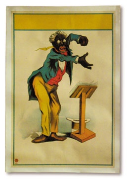 Ephemera - Early 1900's Stereotype Evangelical Poster