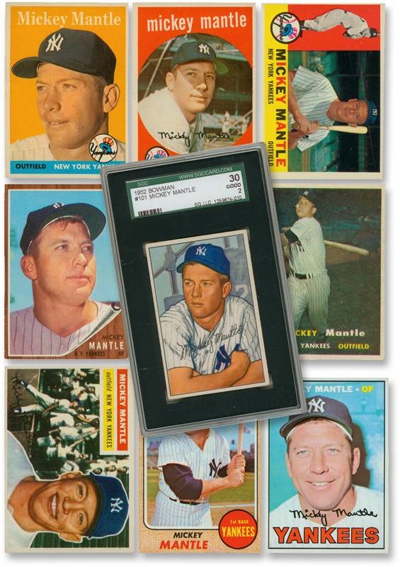 - 1952-1990s Mickey Mantle Card Collection (83)