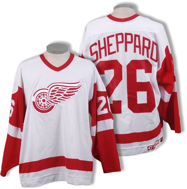 1995-96 Ray Sheppard Detroit Red Wings Game Worn Jersey