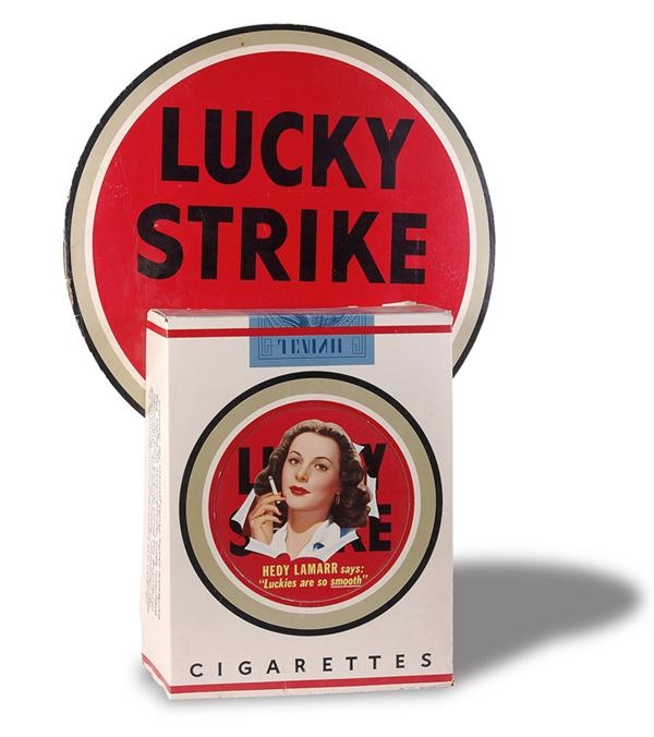 - Hedy Lamarr Lucky Strike Advertising Display