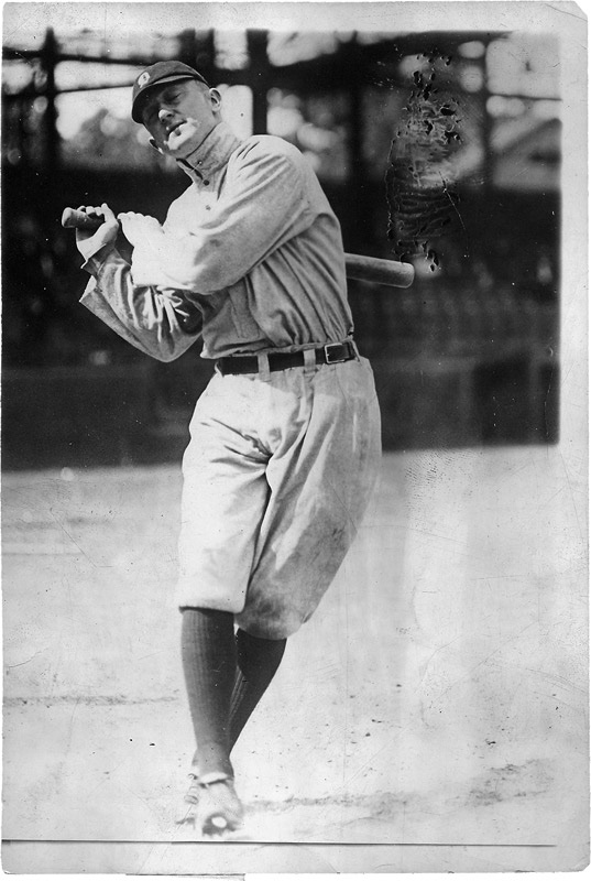 - TY COBB (1886-1961) <br>Spikes Flying, 1910s