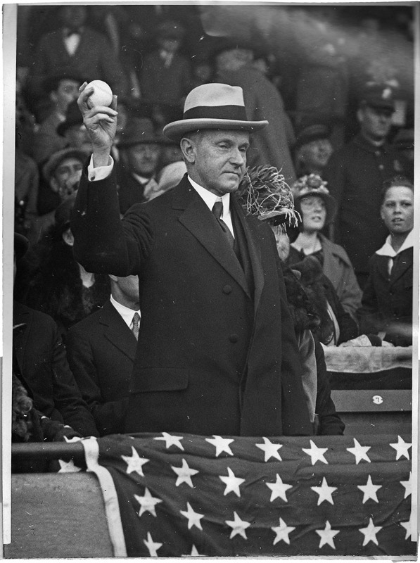 - COOLIDGE FIRST PITCH
Presidential Tradition, 1924