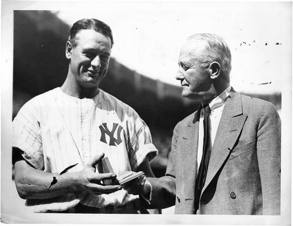 Babe Ruth and Lou Gehrig - LOU GEHRIG & GEORGE M. COHAN
1, 900 Presentation, 1937