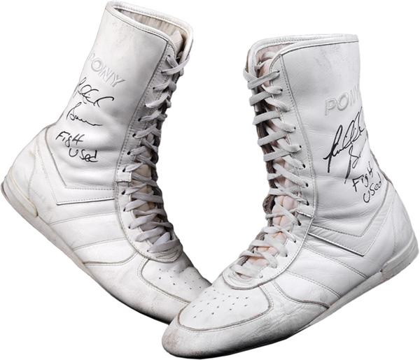 Riddick Bowe - Riddick Bowe Fight Worn Shoes