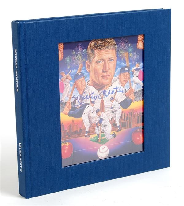 Mickey Mantle Signed Limited Edition Hard Cover Auction Catalog (7/7AP)