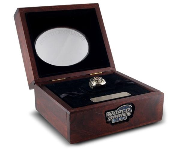 - 2004 Boston Red Sox World Championship Ring with Original Box