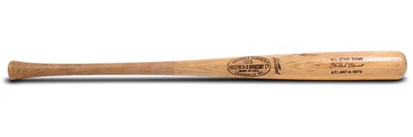Clemente and Pittsburgh Pirates - 1972 Roberto Clemente All Star Game Used Bat
