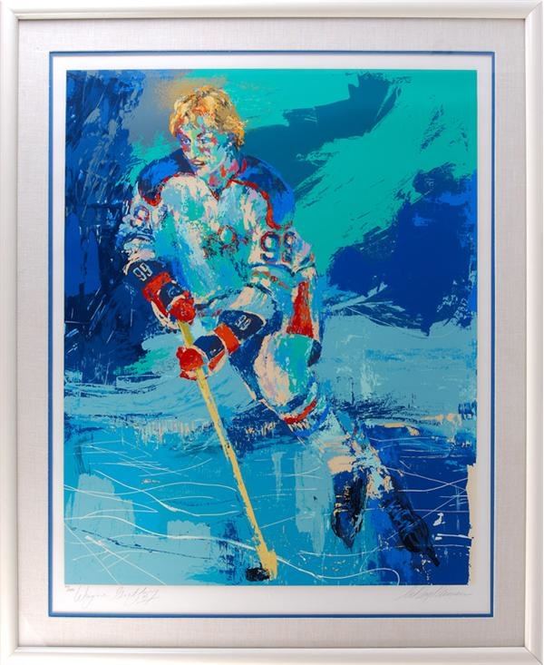 - Wayne Gretzky Limited Edition Serigraph by Leroy Neiman