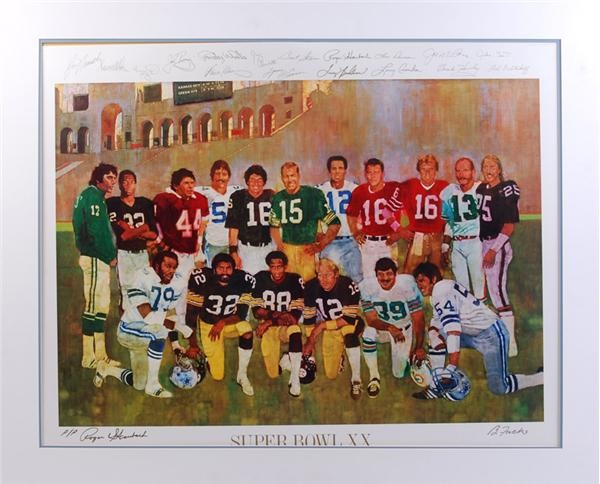 - Super Bowl MVP’s Signed Limited Edition Print