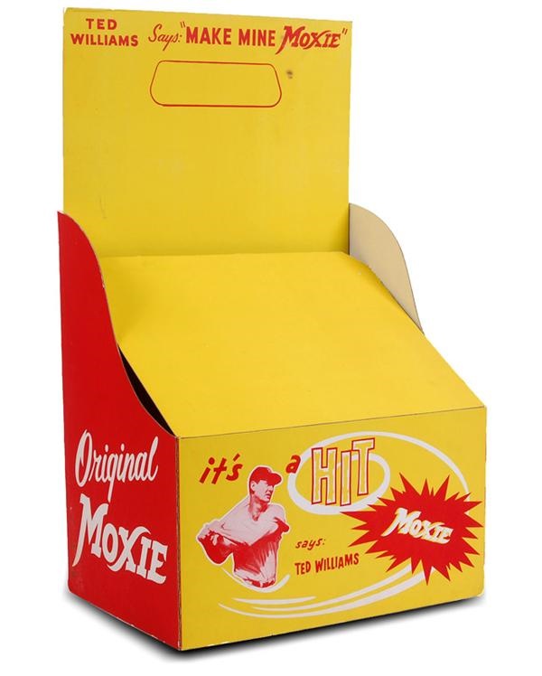- Ted Williams Moxie Carboard Store Display