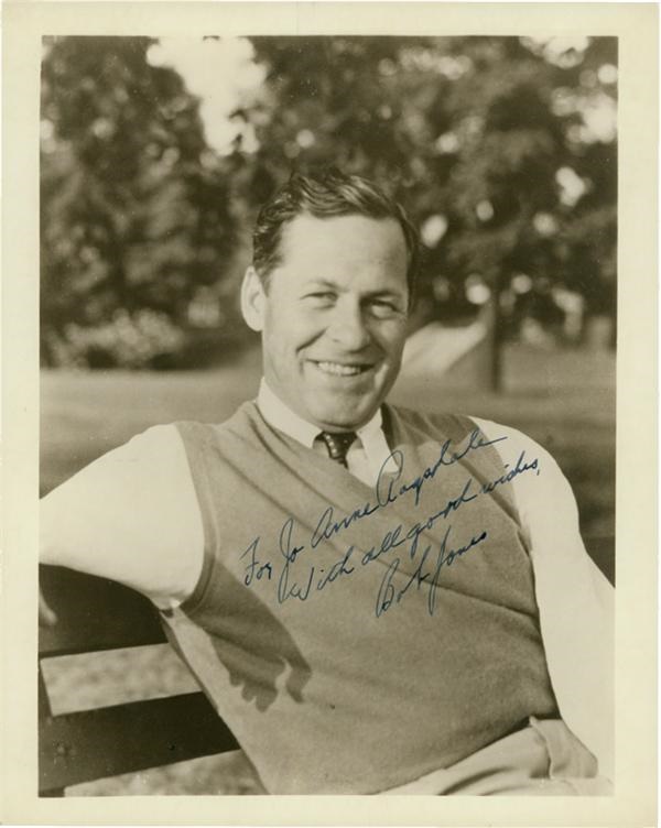 Golf - Bobby Jones Signed Photo