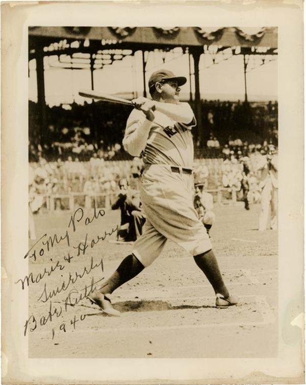 - Babe Ruth Signed 8 x 10’’ Photo