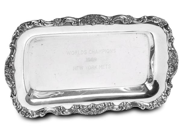 - Ron Swaboda’s 1969 New York Mets Engraved World Champions Tray