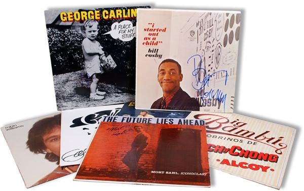 - Signed Comedian Album Covers (14)