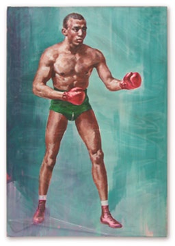 Boxing Art - Ring Mundial Original Art- Joe Gans