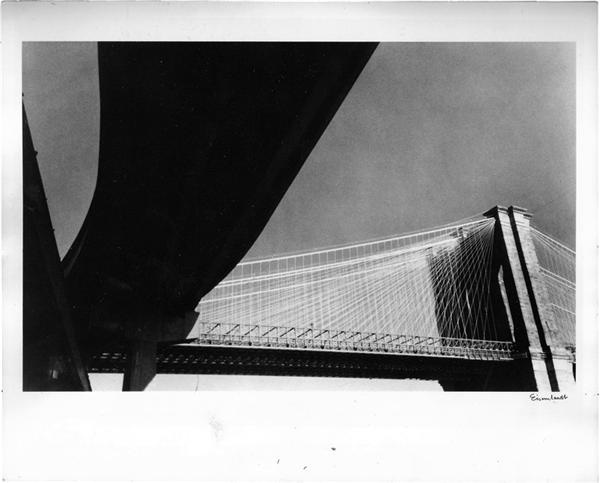 - ALFRED EISENSTADT (1898-1995)<br>The Brooklyn Bridge, 1941