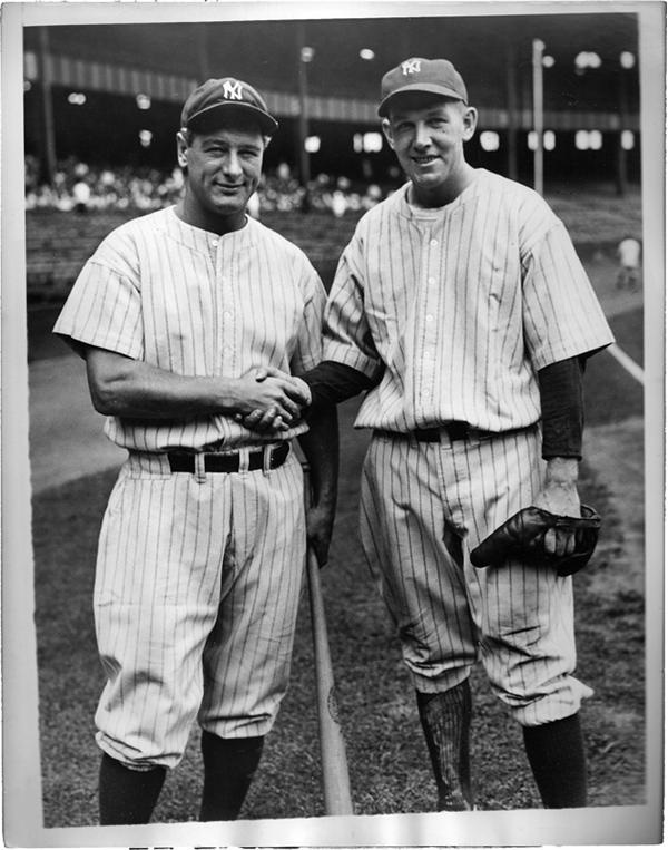 Babe Ruth and Lou Gehrig - LOU GEHRIG 
(1903-1941)<br>Game 1, 600, 1935