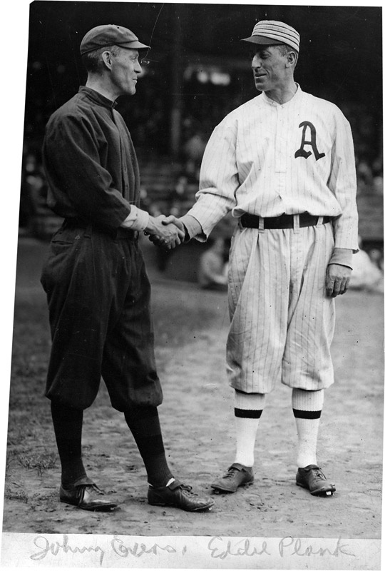 - EDDIE PLANK & JOHNNY EVERS<br><i>World Series, 1914</i>