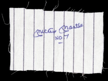 - Mickey Mantle Signed Yankee Flannel