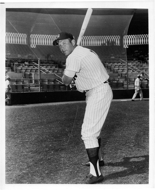 Mantle - MICKEY MANTLE (1931-1995) <br>by Bob Olen, 1950s