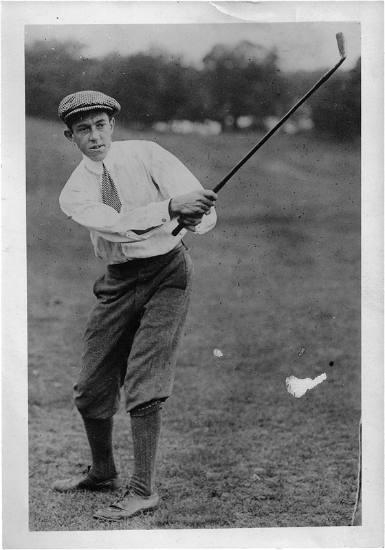 Golf - FRANCIS OUIMET 
(1893-1967) <br>Brookline Links, 1913