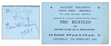 - February 21, 1963 Ticket