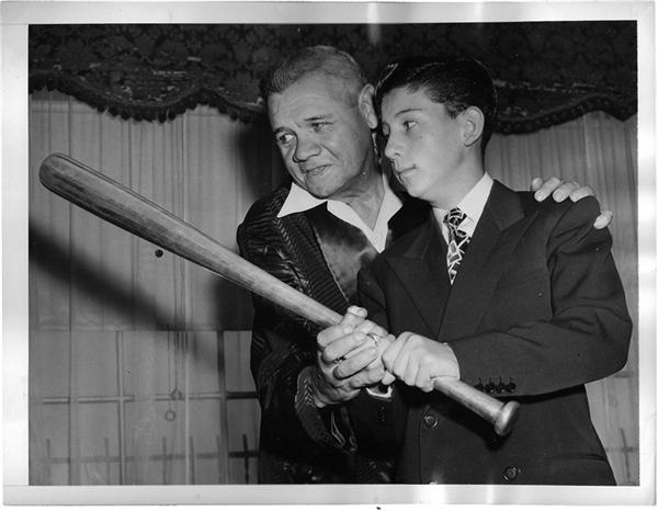 Babe Ruth and Lou Gehrig - BABE RUTH (1895-1948)<br>El Presidente, 1947