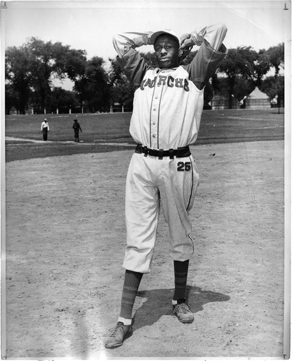 - SATCHEL PAIGE (1906-1982) <br>The Ball Was White, 1940s