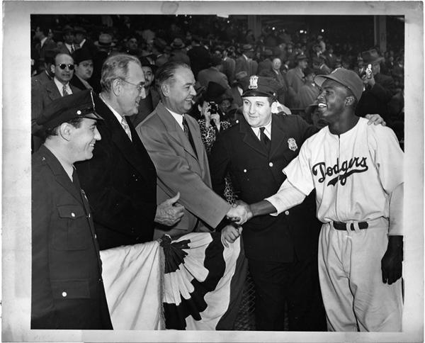 - JACKIE ROBINSON (1919-1972)<br>First Major League Game, 1947