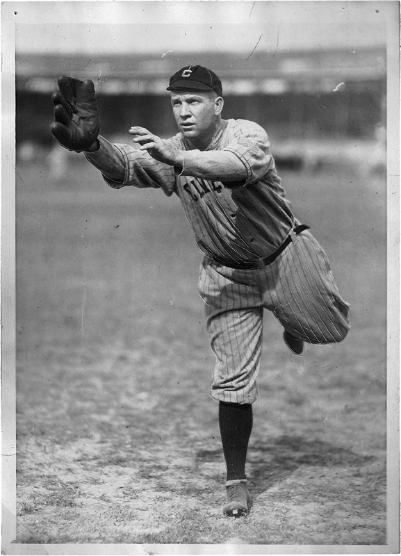 - TRIS SPEAKER 
     (1888-1958) <br>Baseball Card, 1920s