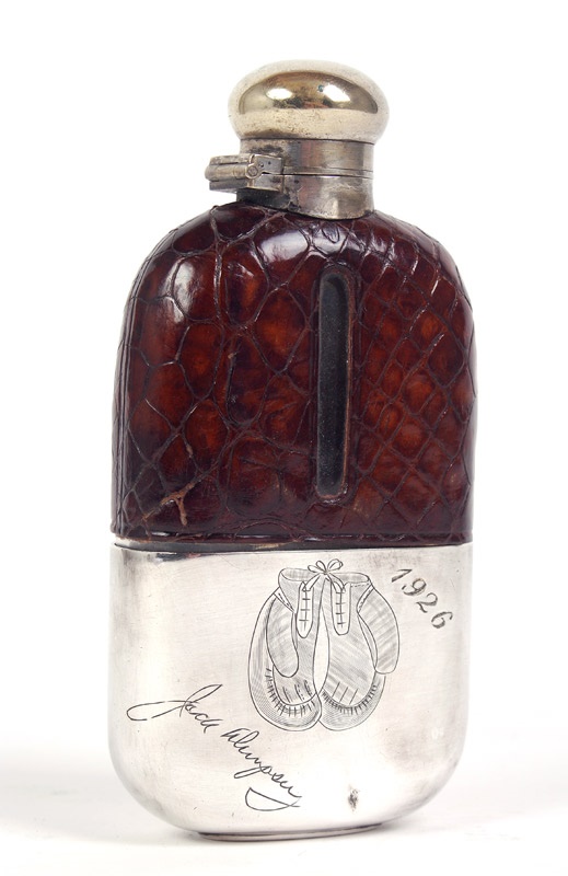 - 1926 Jack Dempsey Whiskey Flask