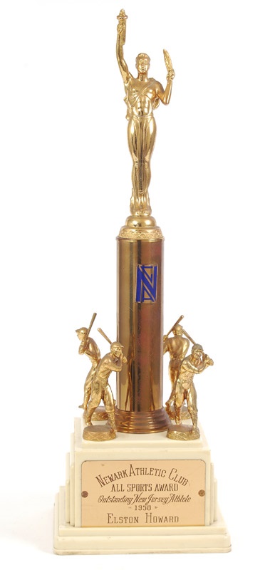 NY Yankees, Giants & Mets - 1958 Elston Howard Trophy