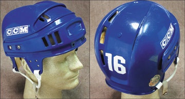 1980's Marcel Dionne LA Kings Game Worn Helmet