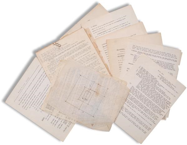Historically Important Archive of James Naismith Documents Pertaining to the Invention of Basketball and Other Games