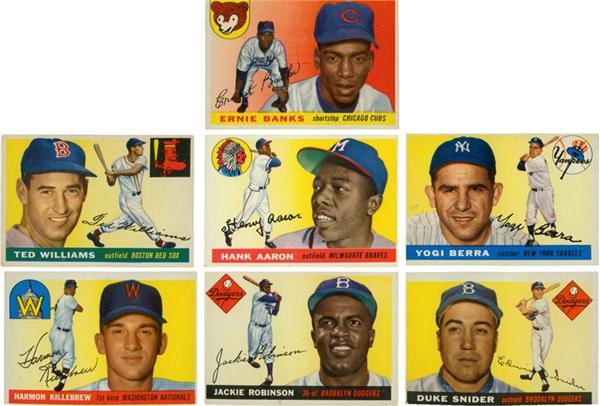 - 1955 Topps Baseball Card Collection with Near Set (425+)