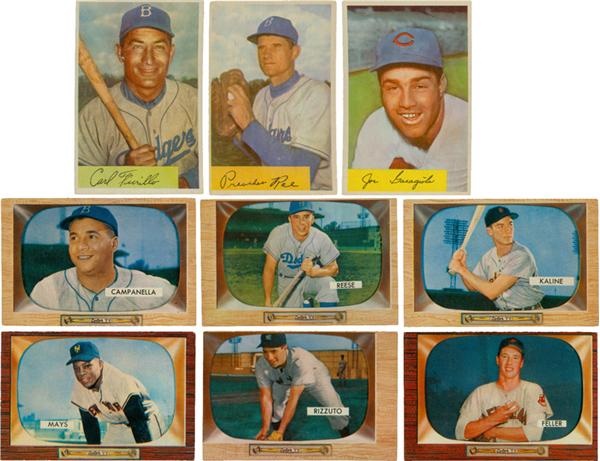 - 1954-1955 Bowman Baseball Card Collection (187)