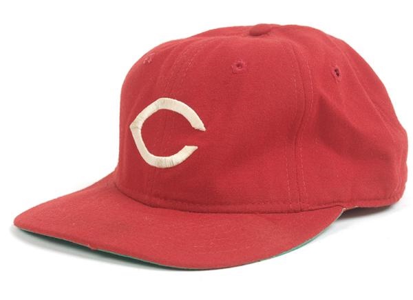 - 1970’s Johnny Bench Reds Game Used Basball Cap