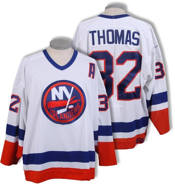 Hockey Equipment - 1993-94 Steve Thomas New York Islanders Game Worn Jersey