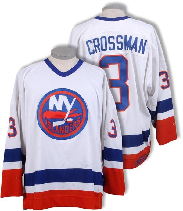 1989-90 Doug Crossman New York Islanders Game Worn Jersey