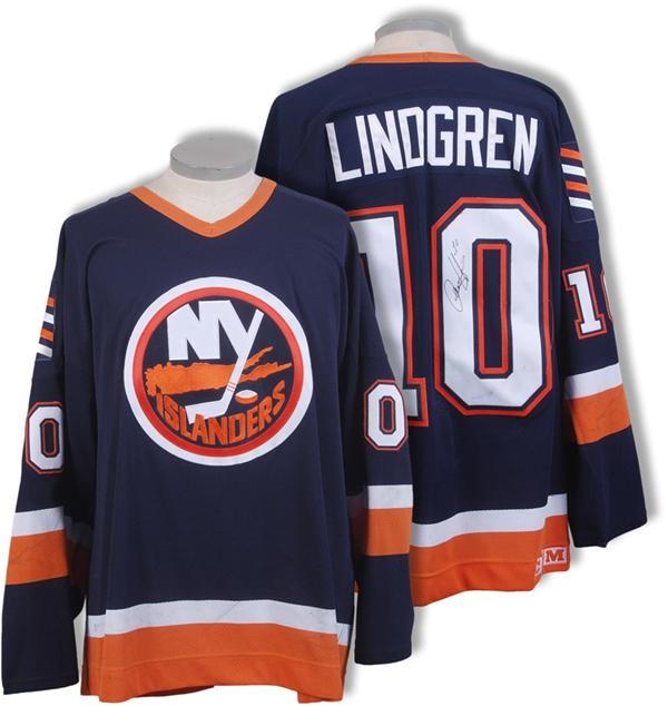 Hockey Equipment - 1998-99 Mats Lindgren New York Islanders Game Worn Jersey