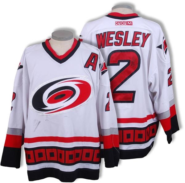 Carolina hurricanes game worn on sale jersey