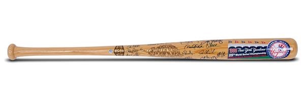 - 1999 New York Yankees World Champions Team Signed Baseball Bat
