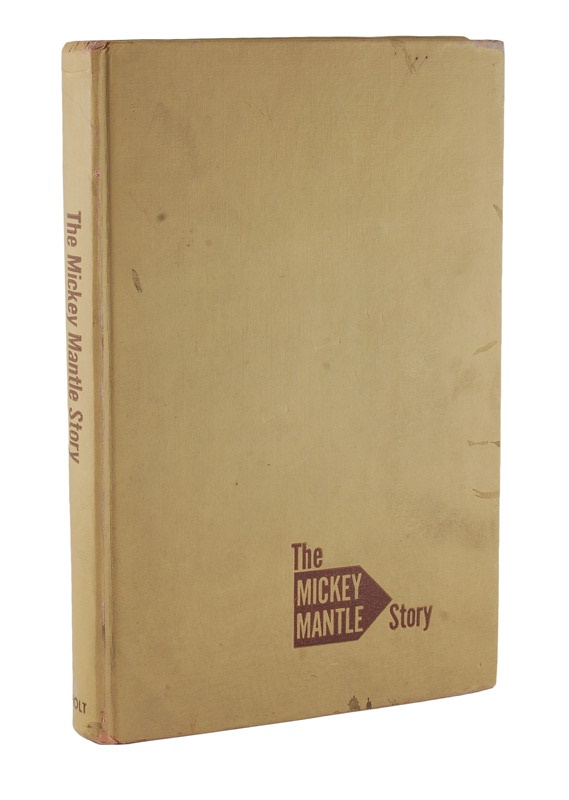 The Mickey Mantle Story Signed Book