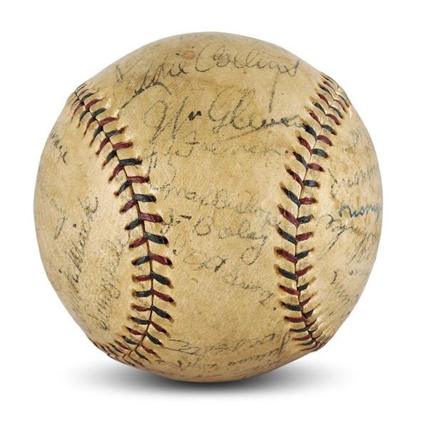 - 1927 Philadelphia Athletics Team Signed Baseball
