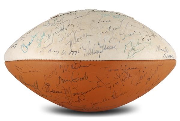 - 1972 Miami Dolphins Super Bowl Champions Team Signed Football