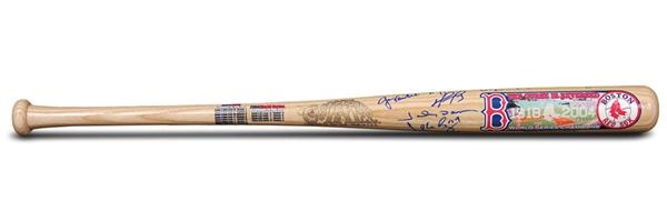 - 2004 World Champion Boston Red Sox Team Signed Bat