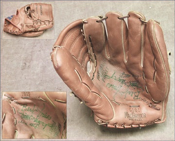 Giants - 1960's Willie Mays Game Used Glove