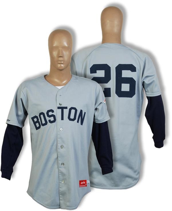 - 1987 Wade Boggs Boston Red Sox Game Worn Jersey and Undershirt